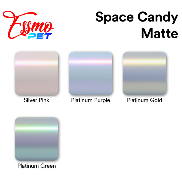 PET Space Candy Matte Platinum Purple Vinyl Wrap