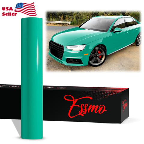 PET Super Gloss Caribbean Green Vinyl Wrap