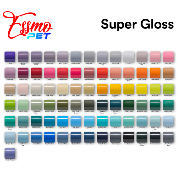 PET Super Gloss Pink Vinyl Wrap