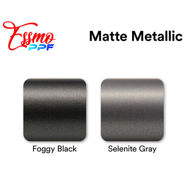 ESSMO™ PPF Paint Protection Film TPU Matte Metallic Foggy Black Full Roll Special Order