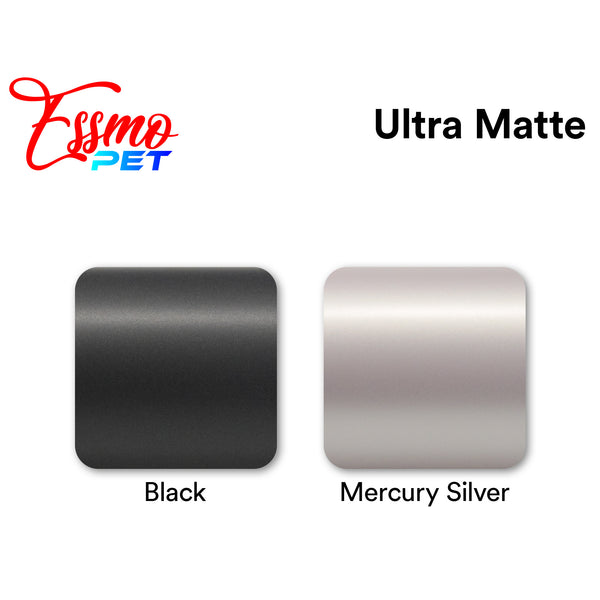 PET Ultra Matte Mercury Silver Vinyl Wrap