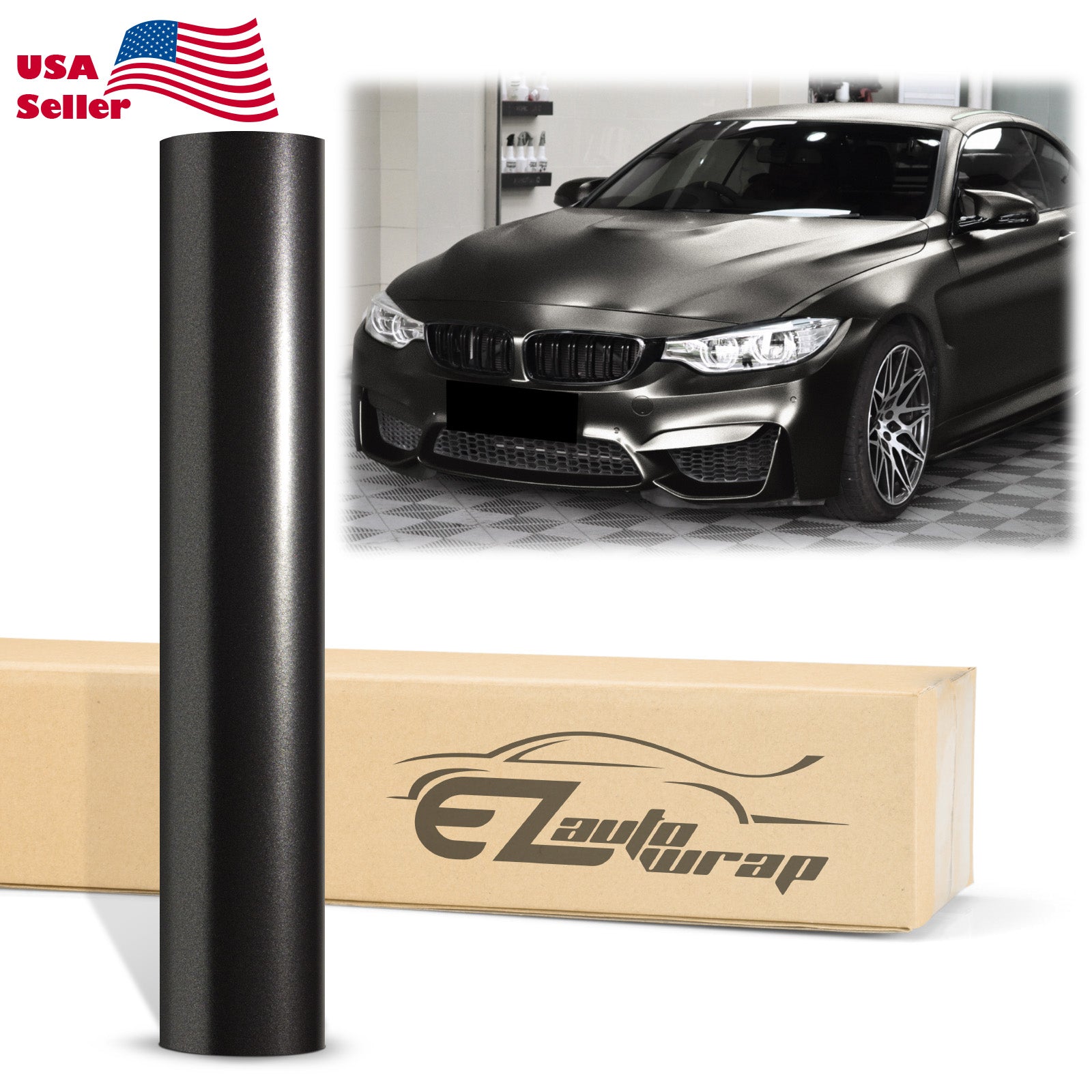 Pearl Metallic Selenite Gray Vinyl Wrap