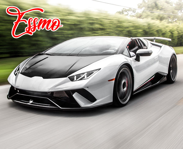 ESSMO™ PPF Paint Protection Film ECO TPU Carbon Fiber Gloss Black Invisible Scratches Shield Wrap DIY