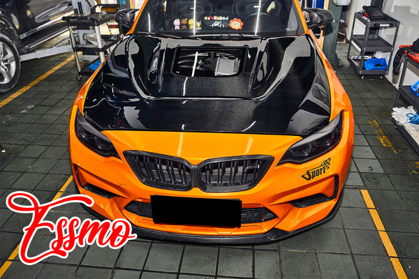 ESSMO™ PPF Paint Protection Film ECO TPU Carbon Fiber Gloss Black Invisible Scratches Shield Wrap DIY