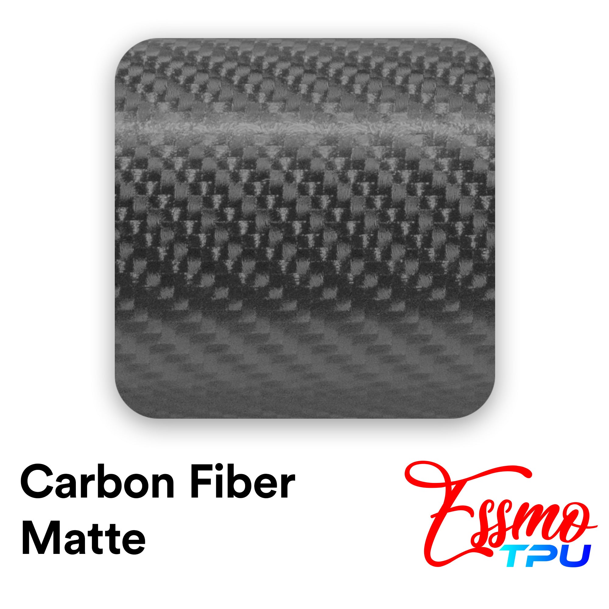 Carbon Fiber Matte Black Dry Apply PPF TPU Paint Protection Film