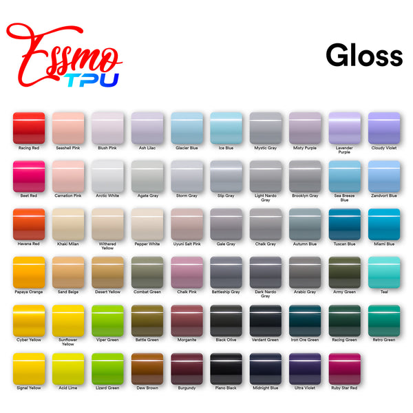 Gloss Retro Green Dry Apply PPF TPU Paint Protection Film