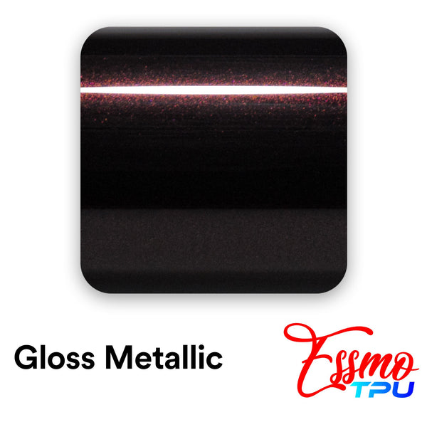 Gloss Metallic Black Cherry Dry Apply PPF TPU Paint Protection Film