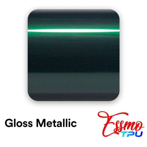 Gloss Metallic British Green Dry Apply PPF TPU Paint Protection Film
