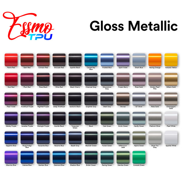 Gloss Metallic Emerald Green Dry Apply PPF TPU Paint Protection Film