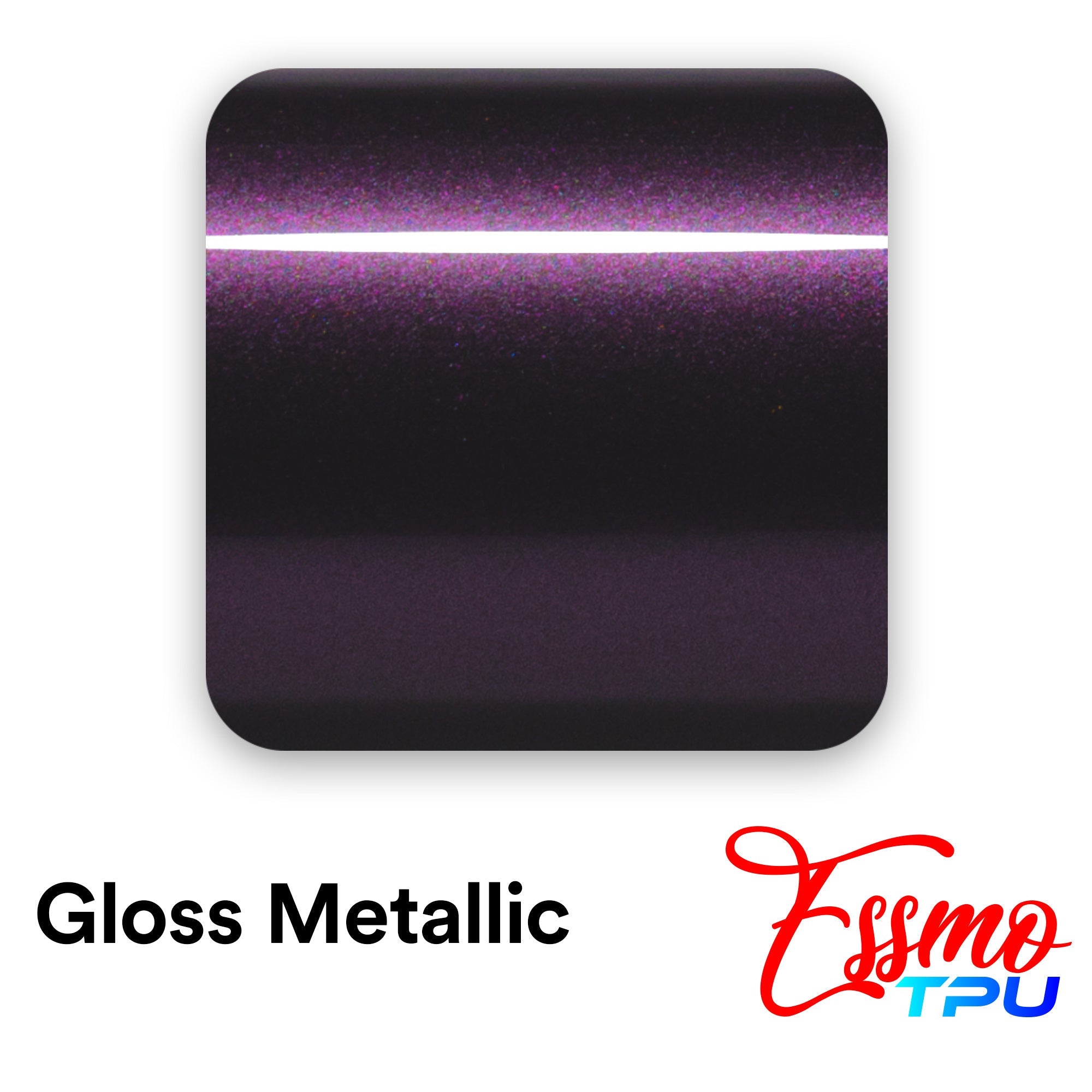 Gloss Metallic Deep Amethyst Dry Apply PPF TPU Paint Protection Film