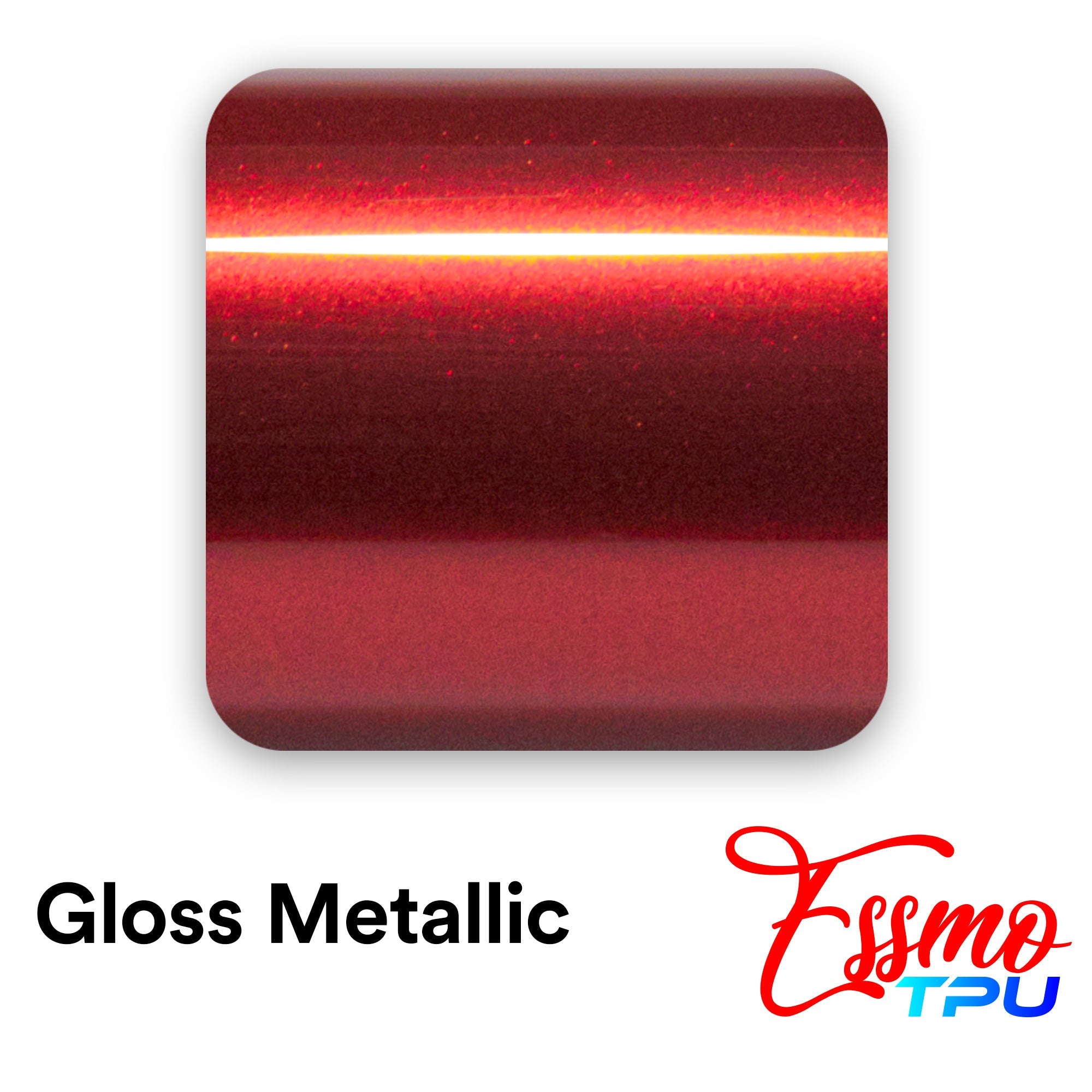 Gloss Metallic Gem Red Dry Apply PPF TPU Paint Protection Film
