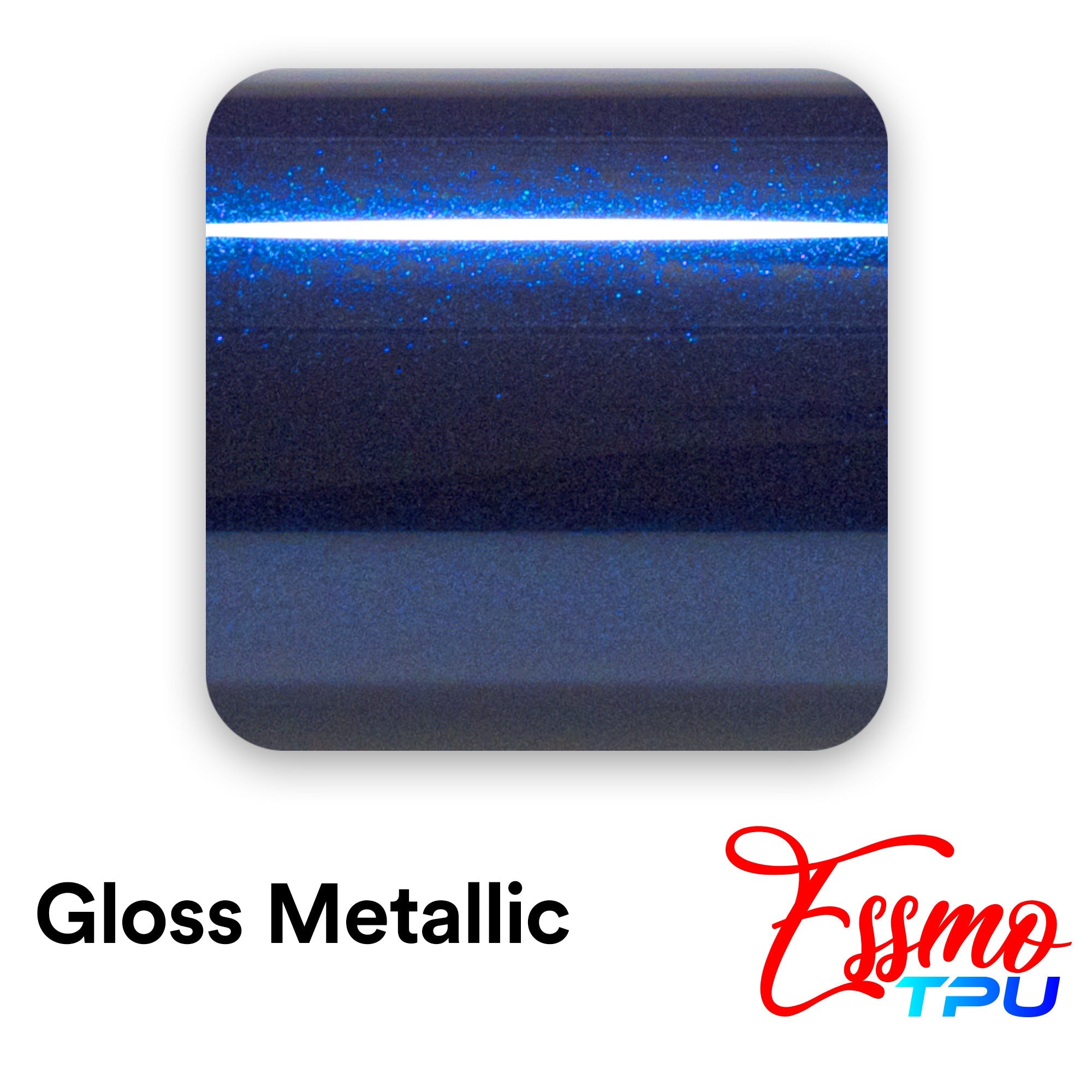 Gloss Metallic Gentian Blue Dry Apply PPF TPU Paint Protection Film