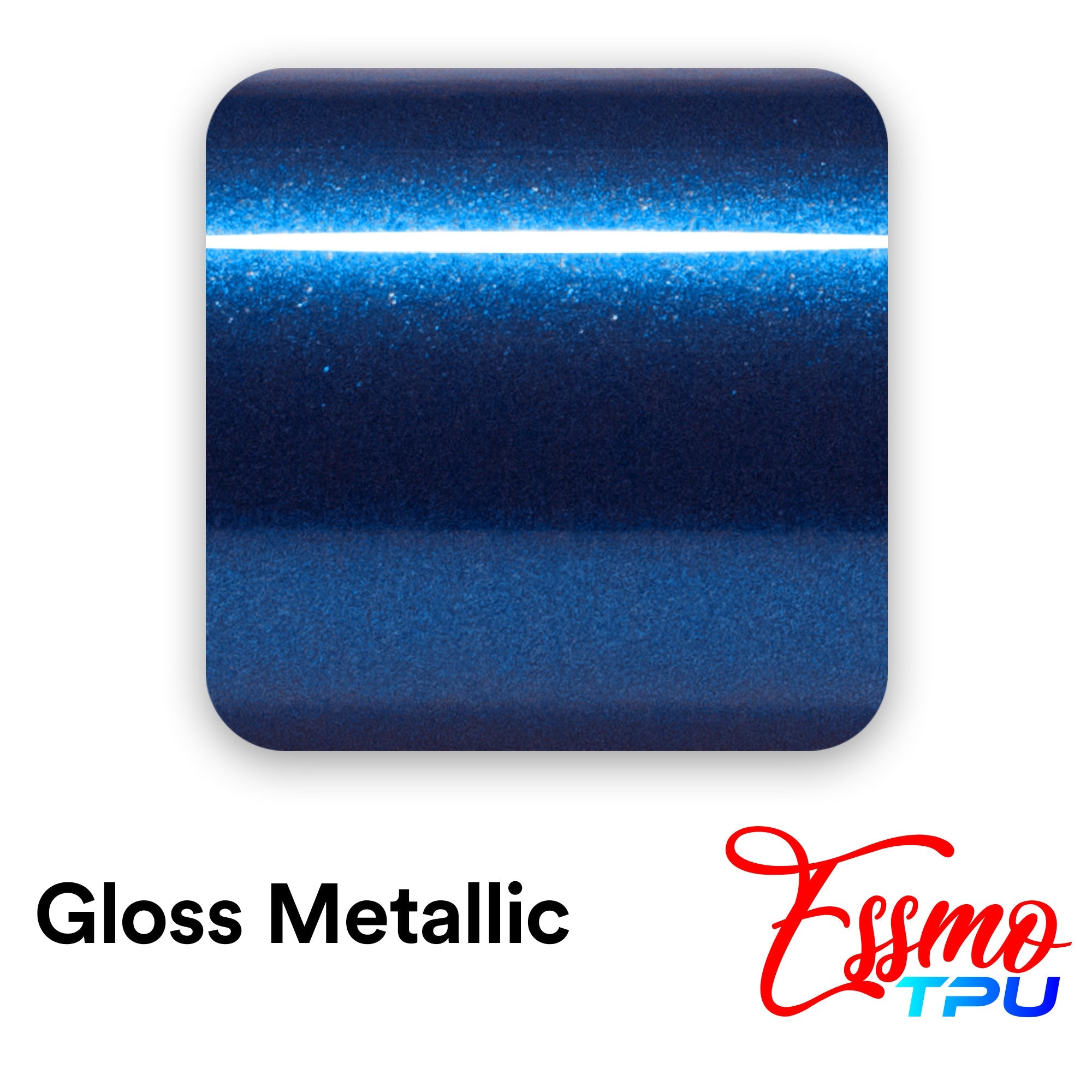 Gloss Metallic Intense Blue Dry Apply PPF TPU Paint Protection Film