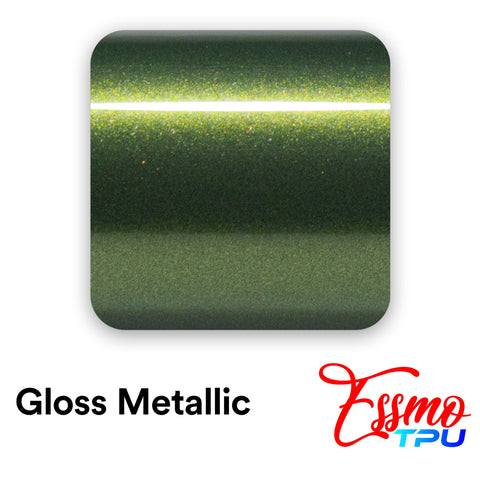 Gloss Metallic Mamba Green Dry Apply PPF TPU Paint Protection Film