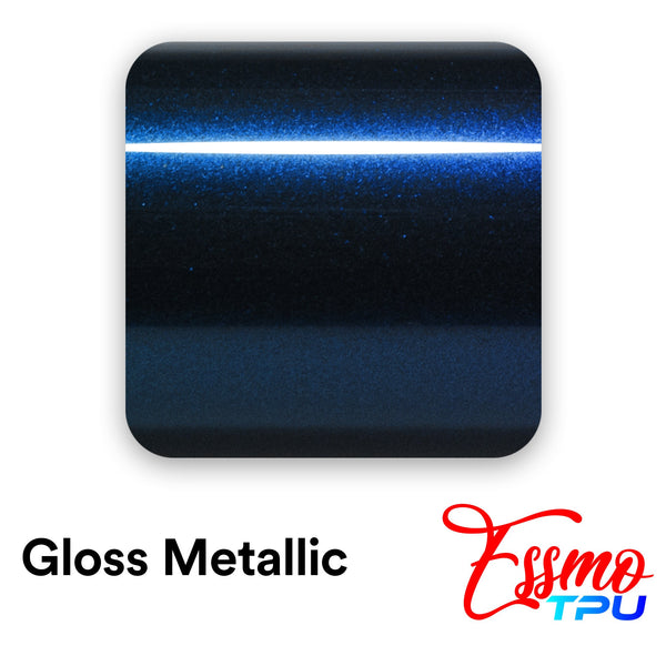 Gloss Metallic Navarra Blue Dry Apply PPF TPU Paint Protection Film