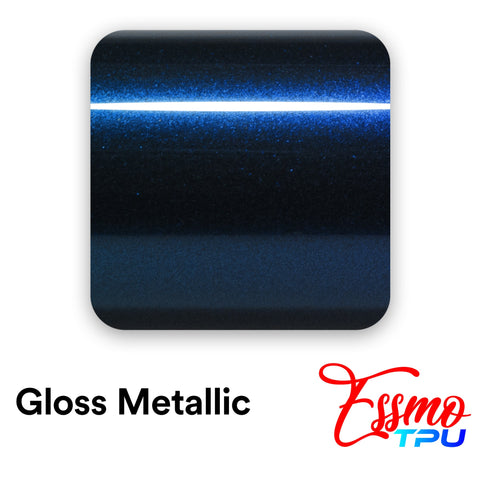 Gloss Metallic Navarra Blue Dry Apply PPF TPU Paint Protection Film