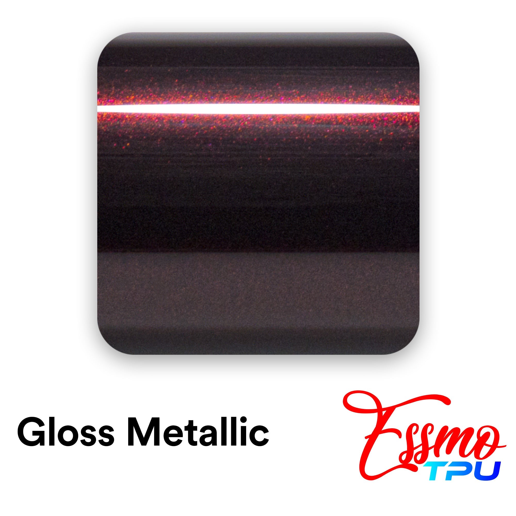 Gloss Metallic Rose Black Dry Apply PPF TPU Paint Protection Film