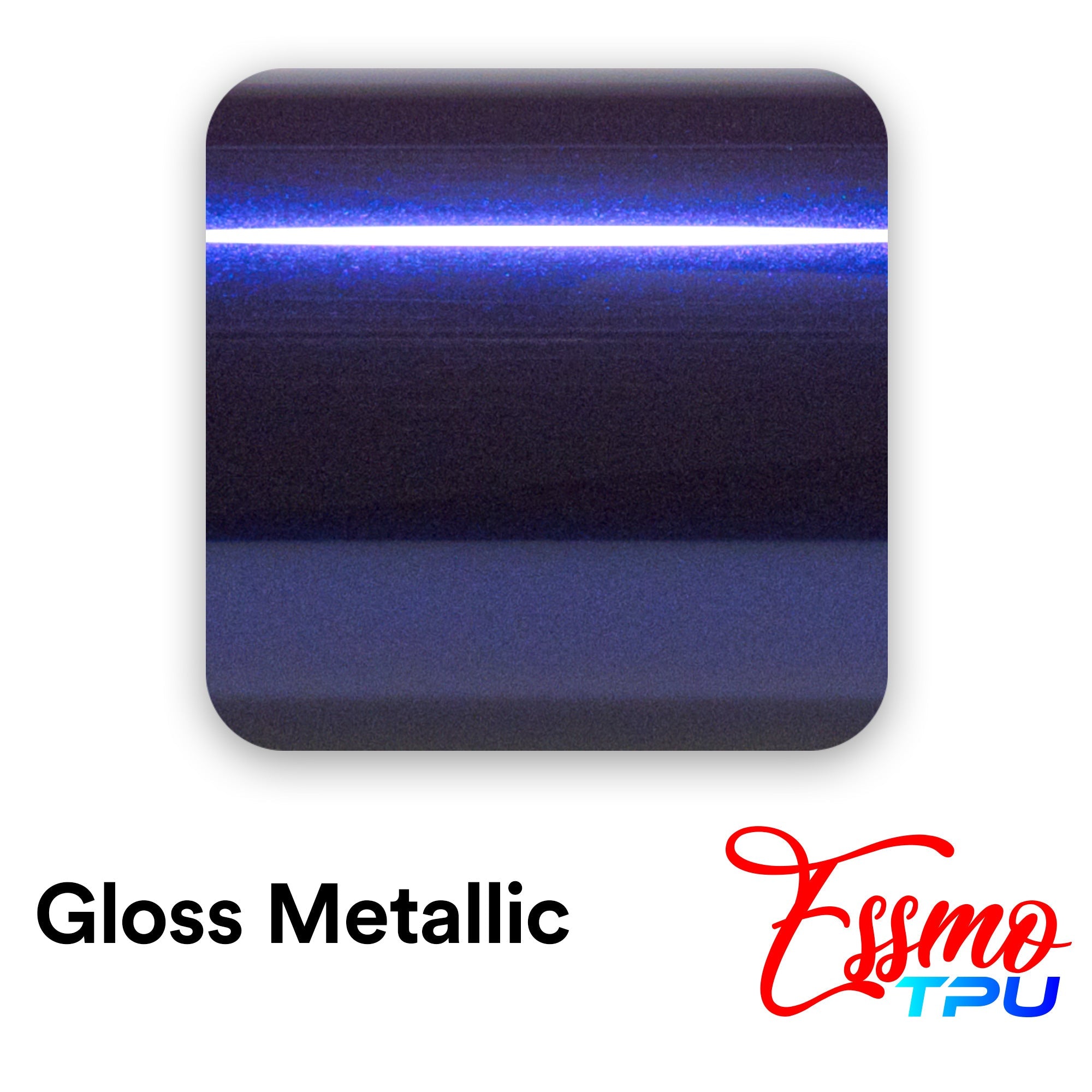 Gloss Metallic Royal Indigo Blue Dry Apply PPF TPU Paint Protection Film