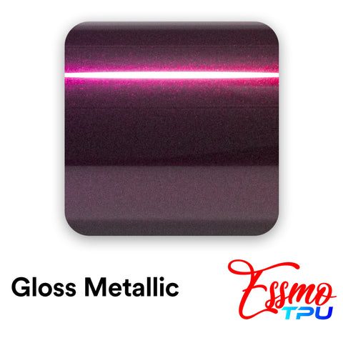 Gloss Metallic Rubellite Purple Dry Apply PPF TPU Paint Protection Film