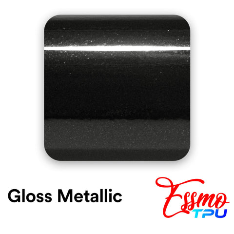 Gloss Metallic Santorini Black Dry Apply PPF TPU Paint Protection Film