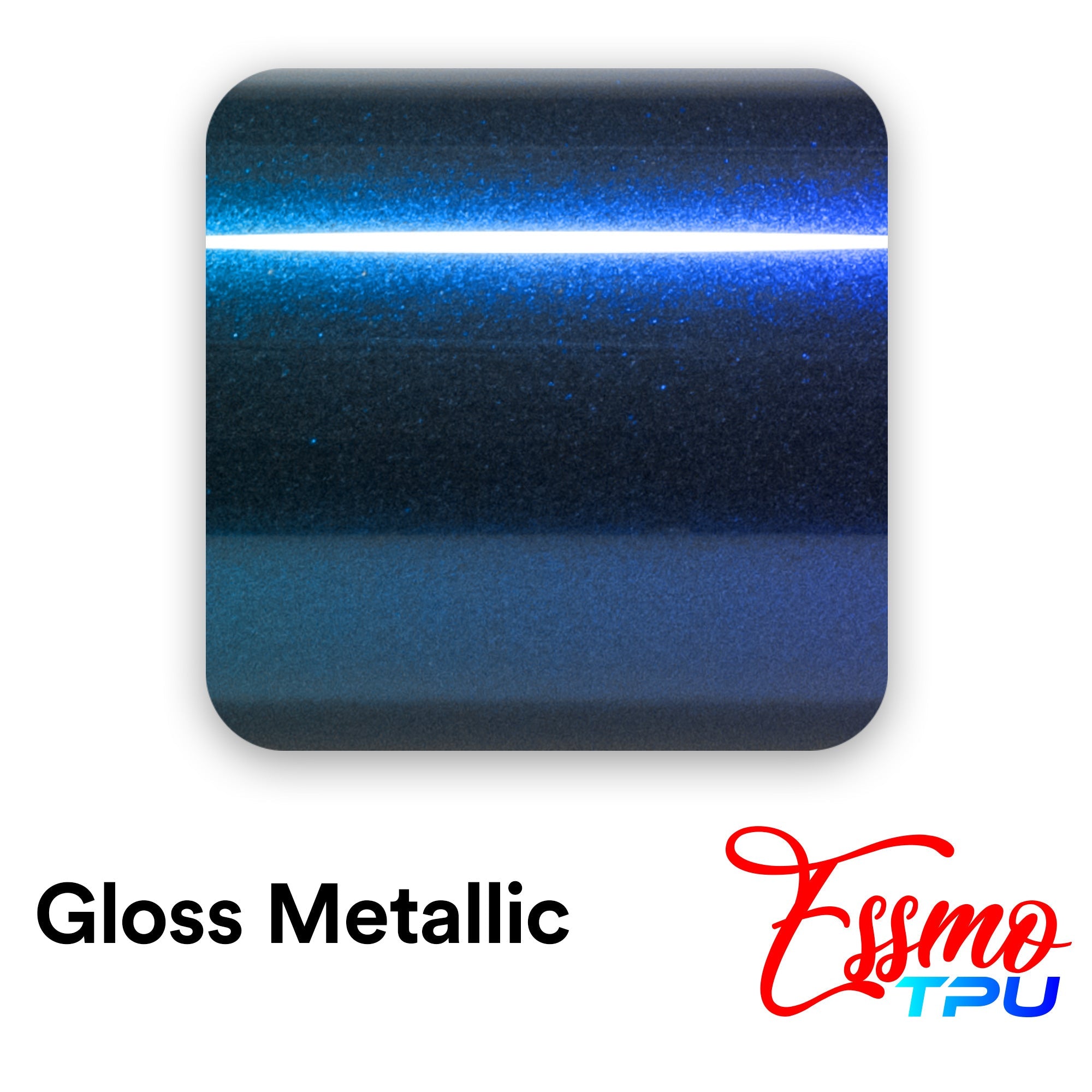 Gloss Metallic Shadow Blue Dry Apply PPF TPU Paint Protection Film