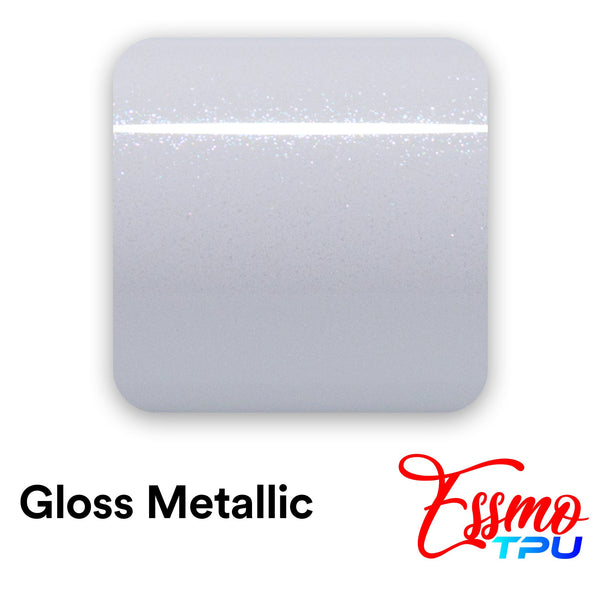 Gloss Metallic Sparkle White Dry Apply PPF TPU Paint Protection Film