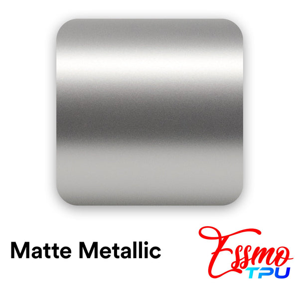 Matte Metallic Alexander Silver Dry Apply PPF TPU Paint Protection Film