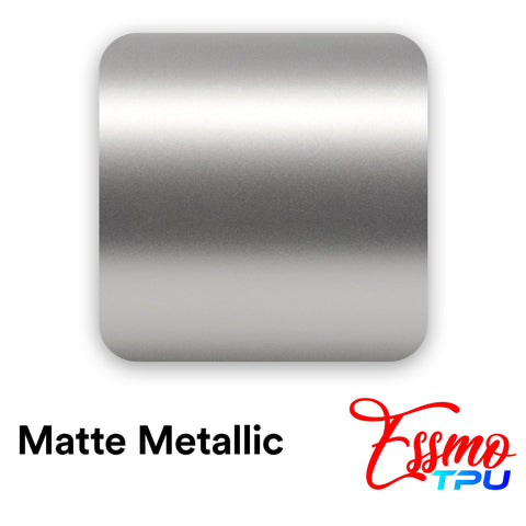 Matte Metallic Alexander Silver Dry Apply PPF TPU Paint Protection Film