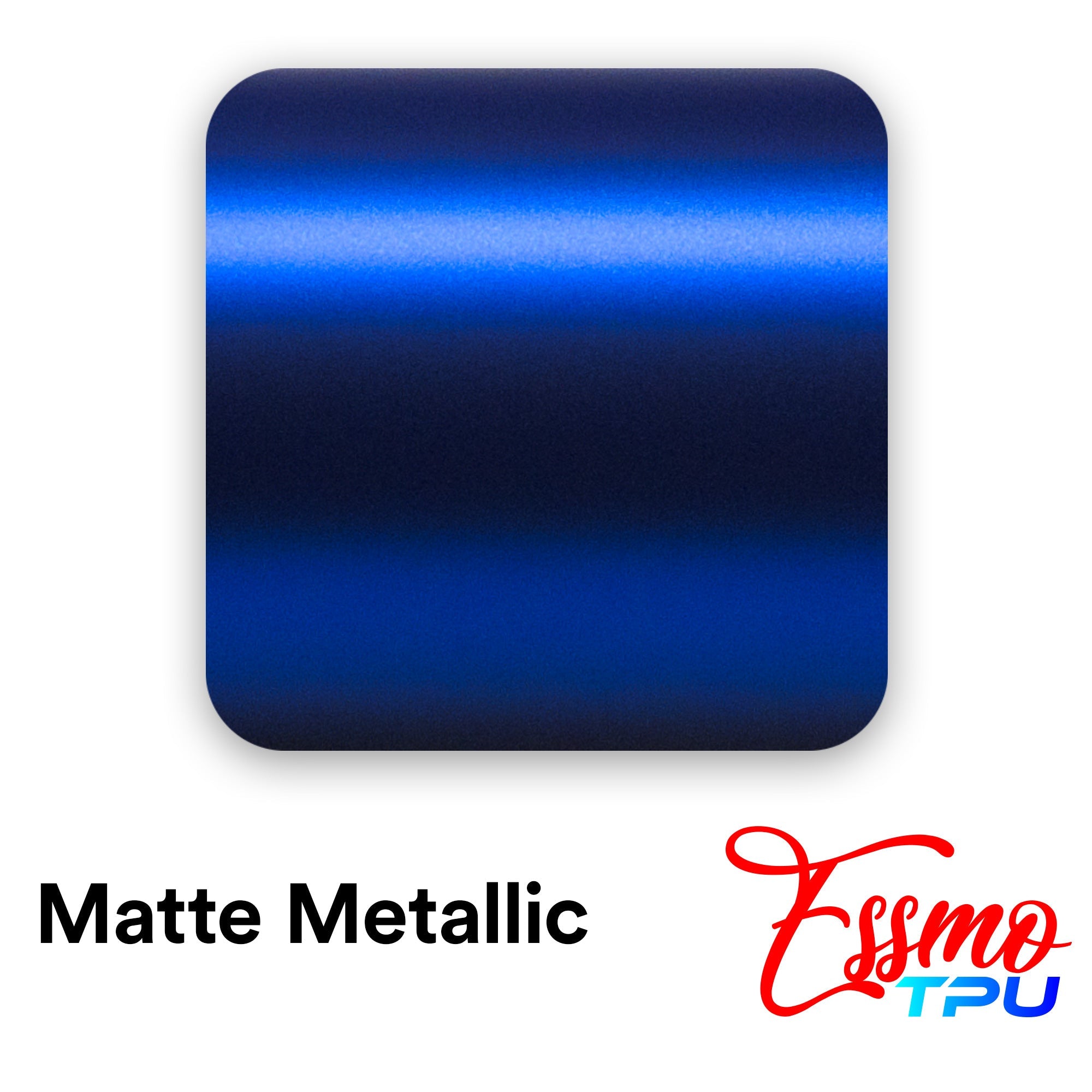 Matte Metallic Cobalt Blue Dry Apply PPF TPU Paint Protection Film
