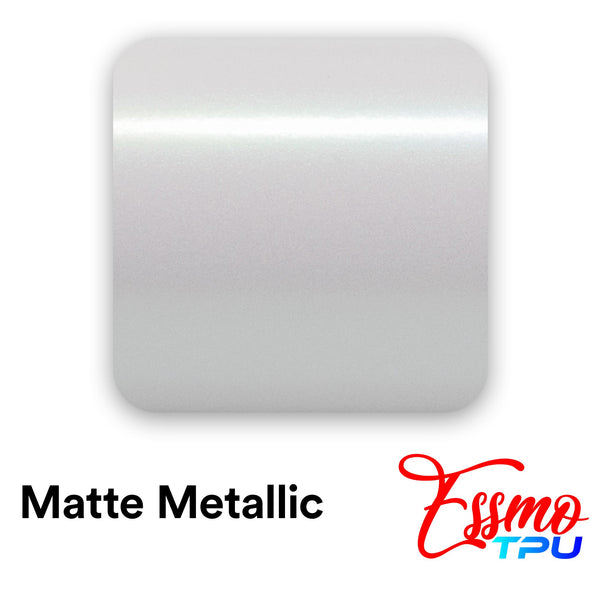 Matte Metallic Mineral White Dry Apply PPF TPU Paint Protection Film