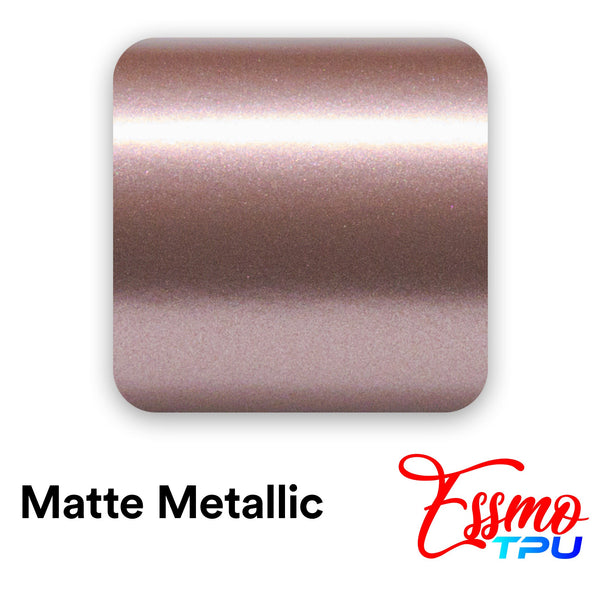 Matte Metallic Rose Gold Dry Apply PPF TPU Paint Protection Film