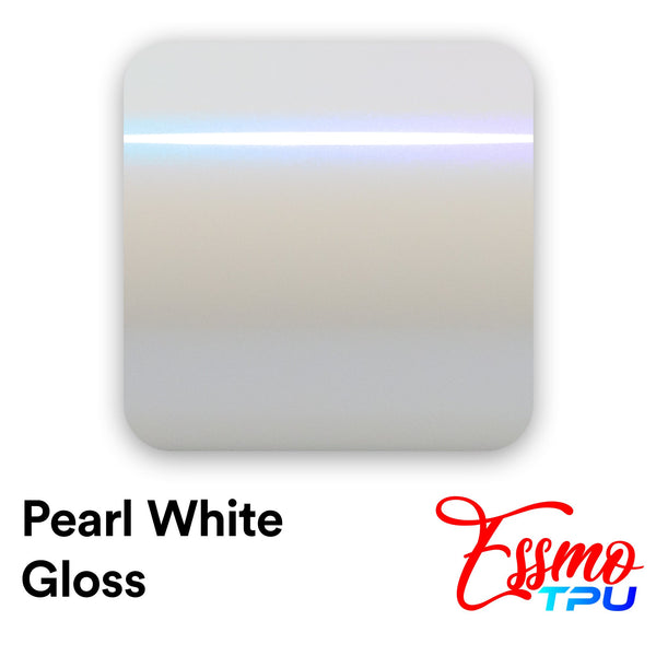 Pearl White Gloss Blue Dry Apply PPF TPU Paint Protection Film