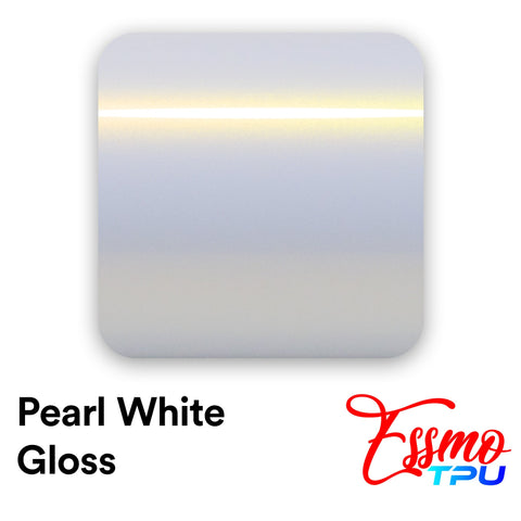 Pearl White Gloss Gold Dry Apply PPF TPU Paint Protection Film