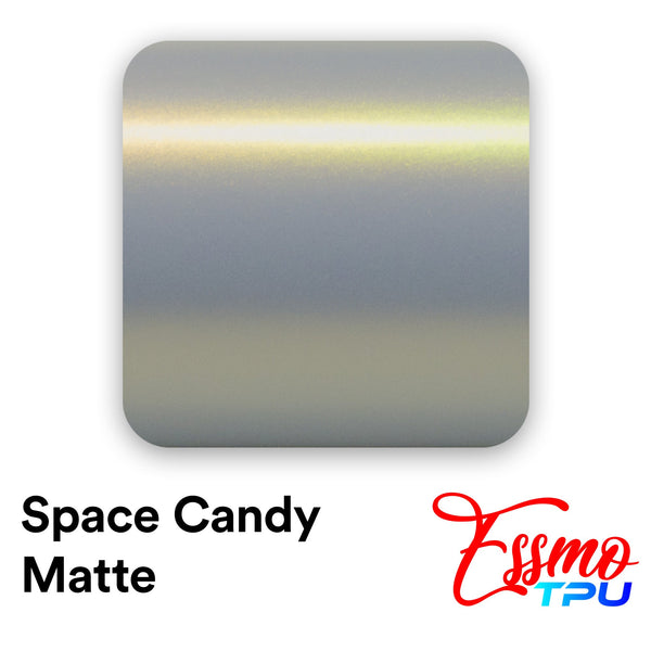 Space Candy Matte Platinum Gold Dry Apply PPF TPU Paint Protection Film