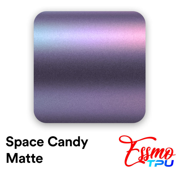 Space Candy Matte Silver Lavender Dry Apply PPF TPU Paint Protection Film