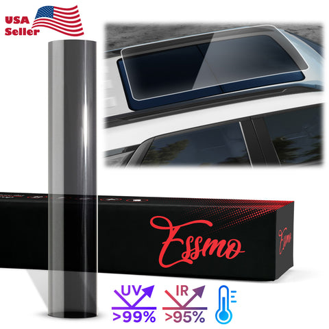 PPF Paint Protection Film Security Black Glass Sunroof Clear Bra VLT70% UV99% Block Windshield