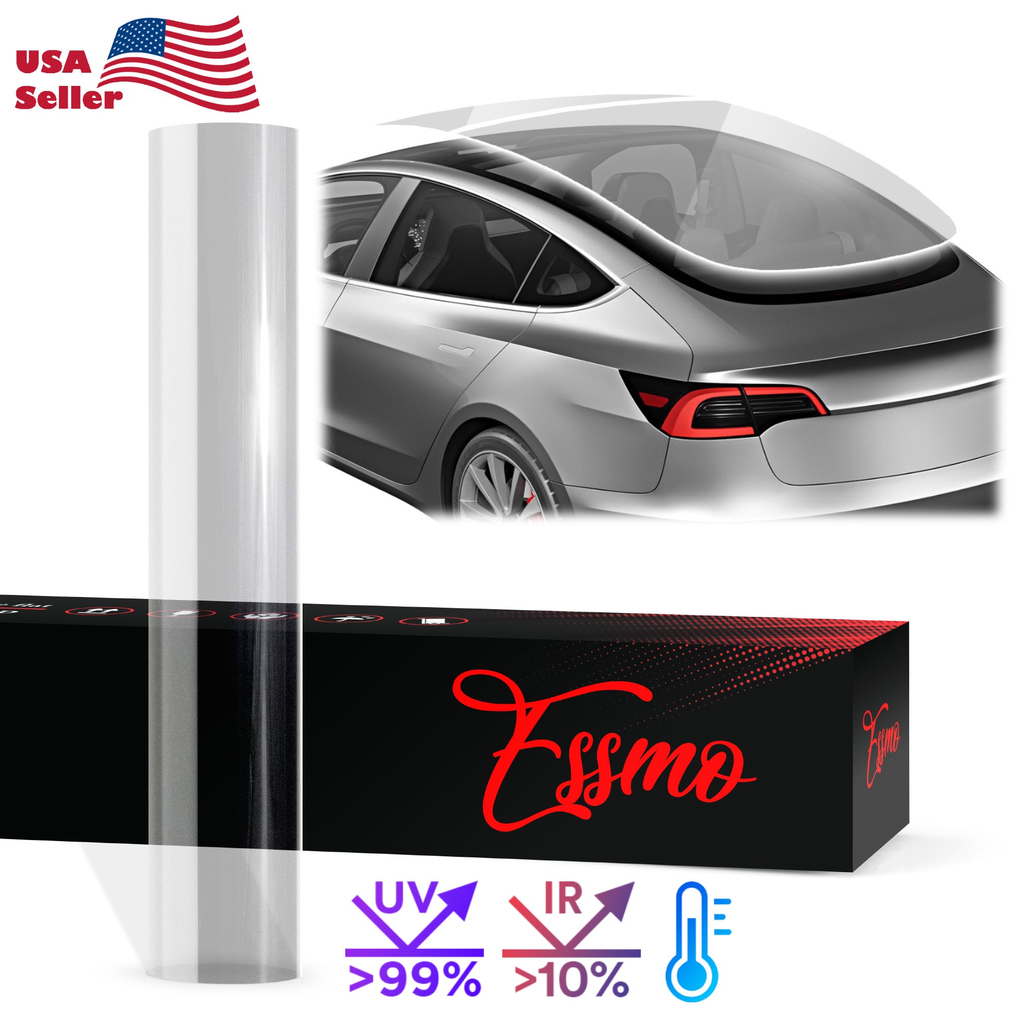PPF Paint Protection Film Security Clear Glass Sunroof Clear Bra VLT70% UV99% Block Windshield