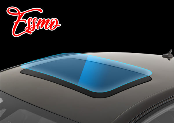 PPF Paint Protection Film Security Light Blue Glass Sunroof Clear Bra VLT70% UV99% Block Windshield