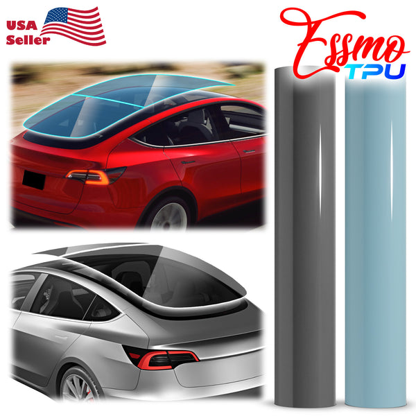 PPF Paint Protection Film Security Uncut for Tesla Glass Sunroof Clear Bra VLT70% UV99% Block Windshield