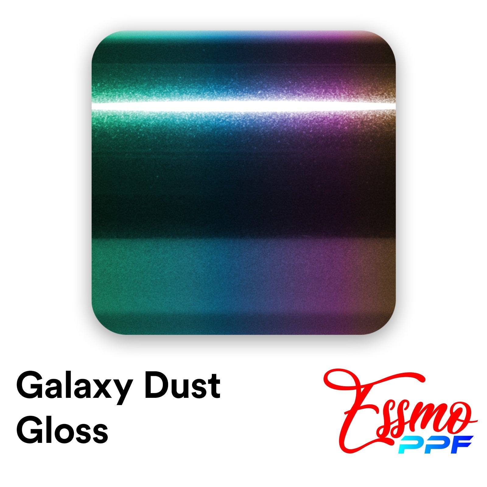ESSMO™ PPF Paint Protection Film TPU Galaxy Dust Gloss Spectrum Purple Green Full Roll Special Order