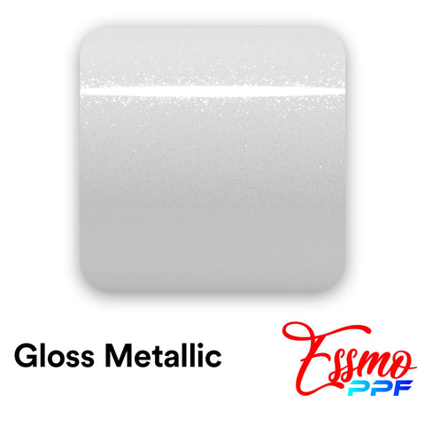 ESSMO™ PPF Paint Protection Film TPU Gloss Metallic Sparkle White Full Roll Special Order