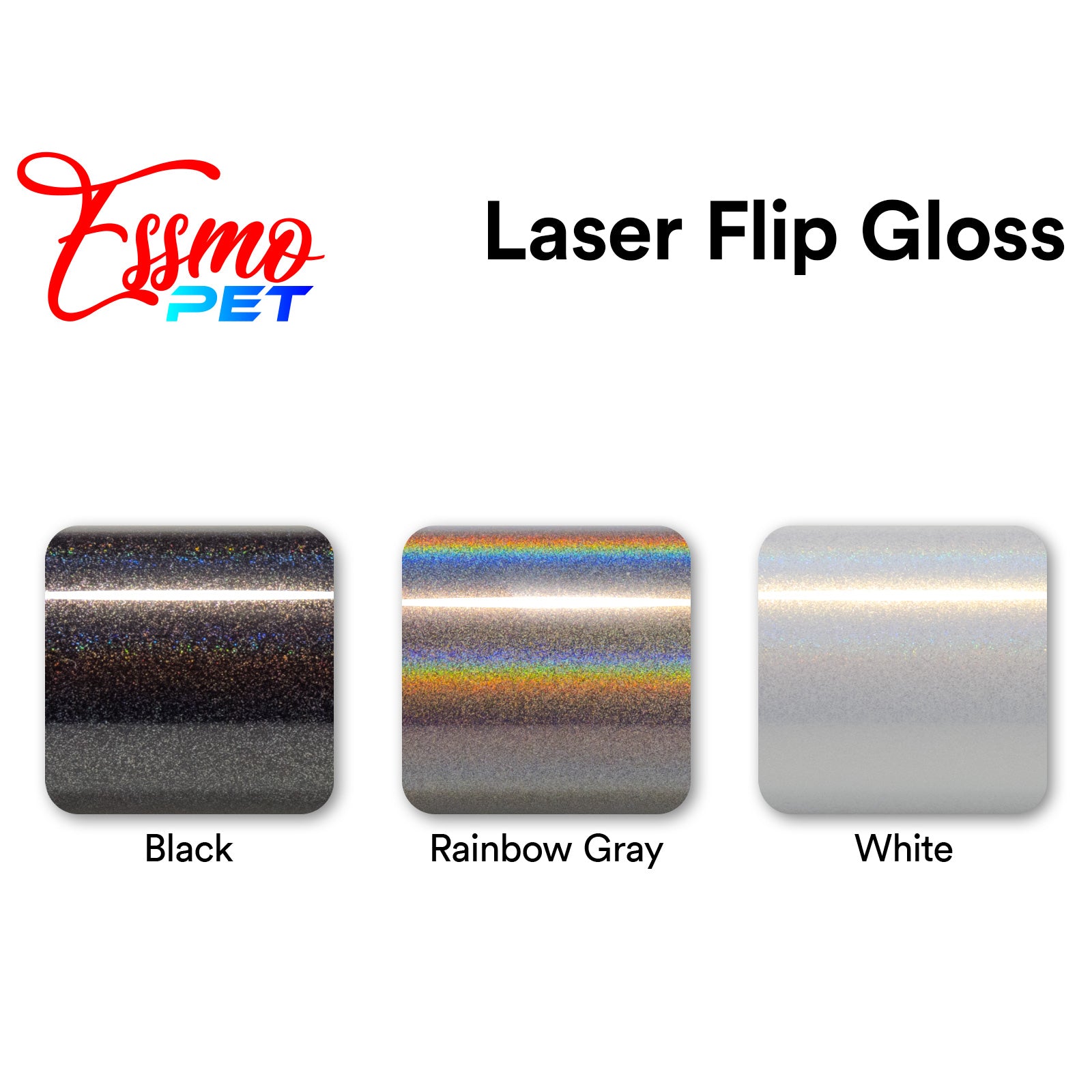 ESSMO™ PPF Paint Protection Film TPU Laser Flip Gloss White Full