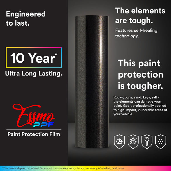 ESSMO™ PPF Paint Protection Film TPU Gloss Metallic Blackish Green (Benz Oe Paint) Full Roll Special Order
