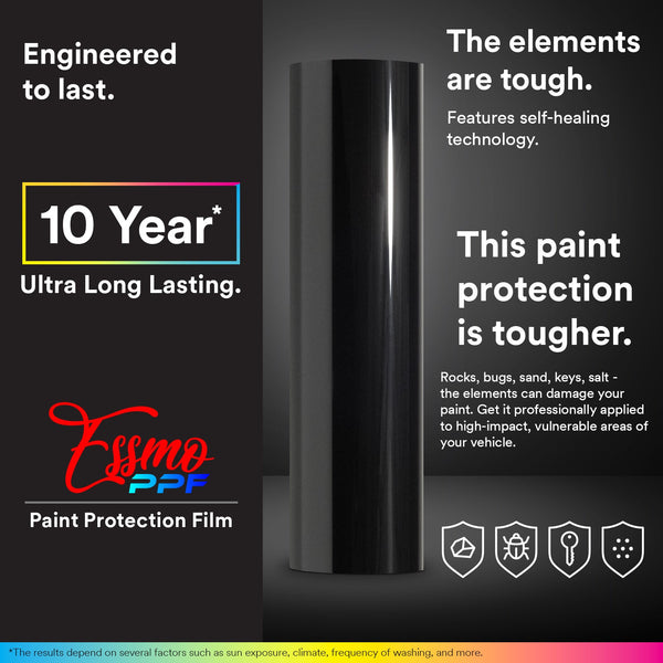 ESSMO™ PPF Paint Protection Film TPU Gloss Pearl White Full Roll Special Order