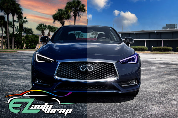 PPF Paint Protection Photochromic Film UV Color Change to Purple 60"(Inches) Wide