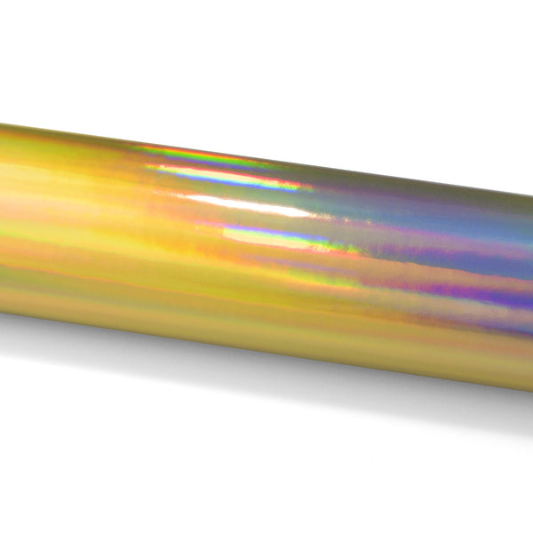 Fabric Holographic Gold Cloth Marine Vinyl 54" Wide Plain Weave PU Leather Upholstery