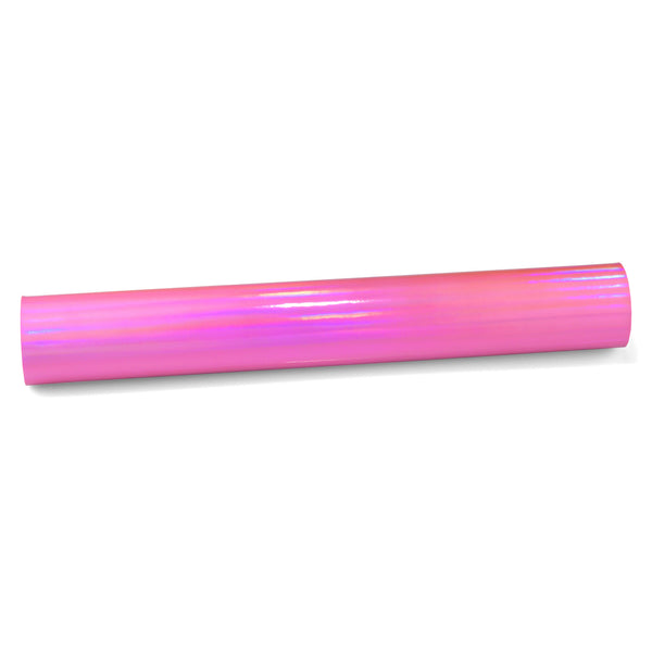 Fabric Holographic Pink Cloth Marine Vinyl 54" Wide Plain Weave PU Leather Upholstery
