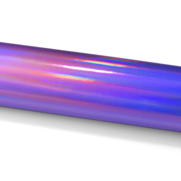Fabric Holographic Purple Cloth Marine Vinyl 54" Wide Plain Weave PU Leather Upholstery