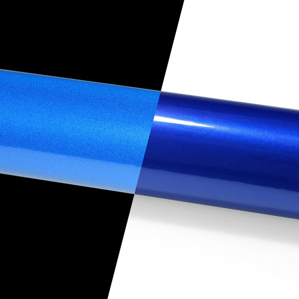Reflective Blue Vinyl Wrap