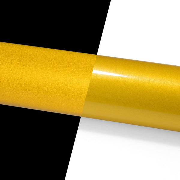 Reflective Yellow Vinyl Wrap